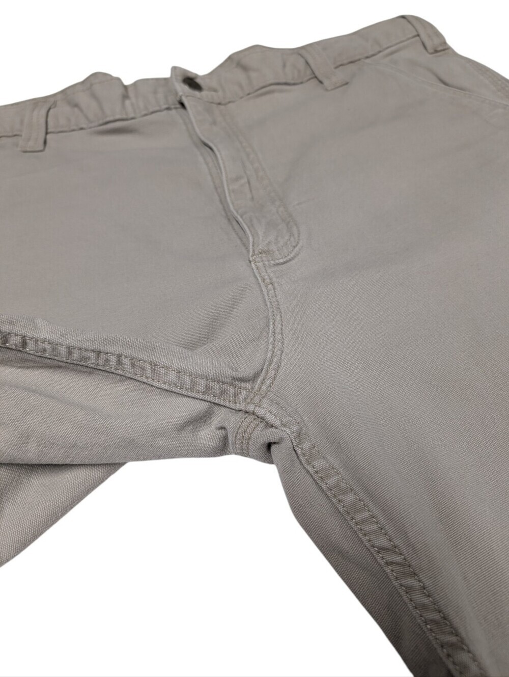 Carhartt Men's Relaxed Fit Khaki Cargo Shorts Size 38 Beige Work Utility - Picture 3 of 8